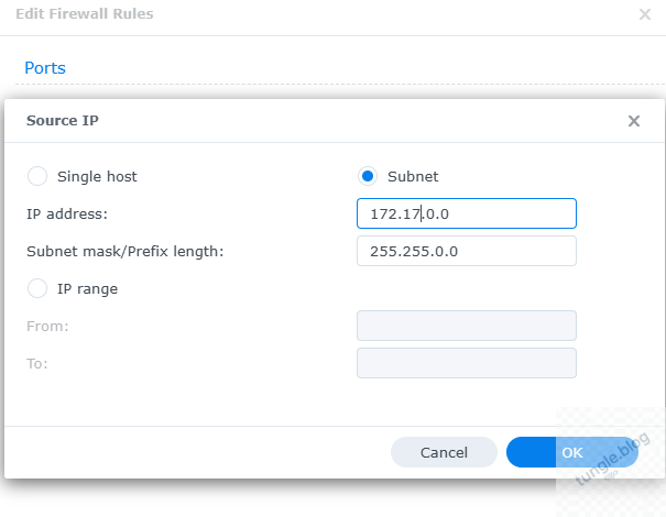 Cấu hình tường lửa DSM Synology để fix lỗi tường lửa khi dùng Docker trong Synology