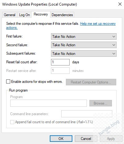 Tắt Windows Update qua Services trên Windows 10
