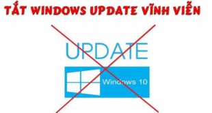 Cách tắt update windows 10